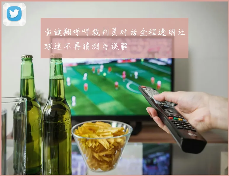 黄健翔呼吁裁判员对话全程透明让球迷不再猜测与误解