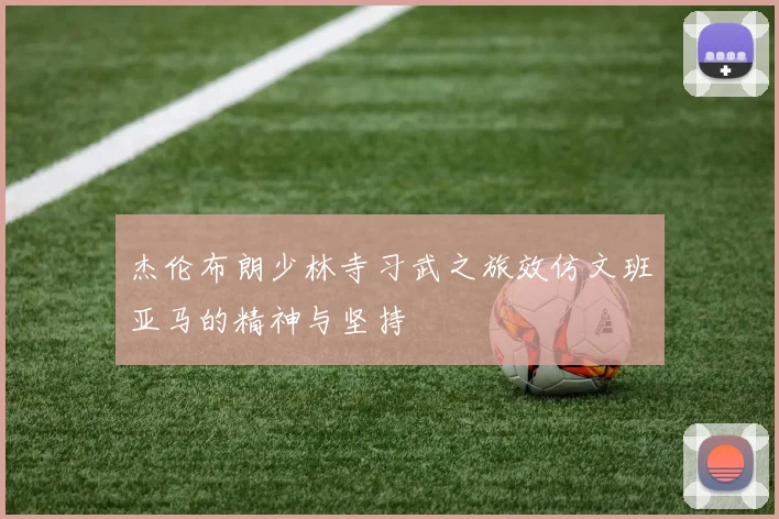 杰伦布朗少林寺习武之旅效仿文班亚马的精神与坚持
